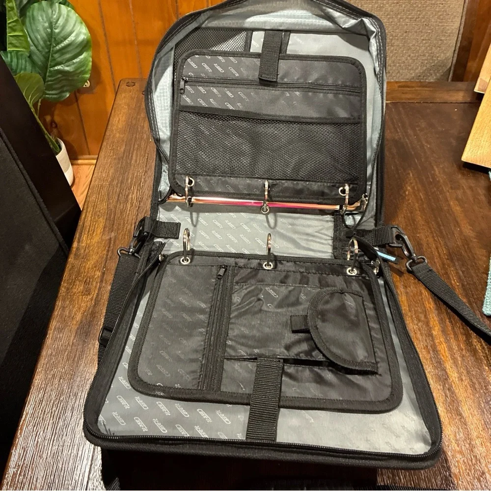 Case-it Black and Blue Men's Laptop Bag
